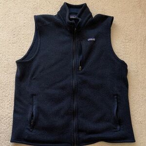 Patagonia Better Sweater Navy Zip-Up Fleece Vest, XL